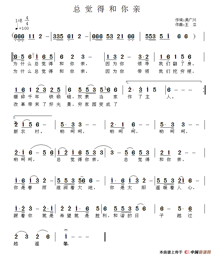 总觉得和你亲（吴广川词 王立曲）(1)111.gif
