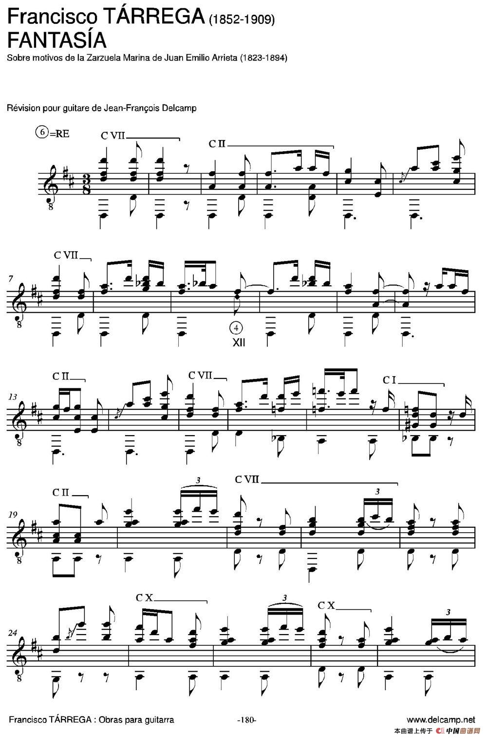 FANTASIA(Sobre motivos de la Zarzuela Marina de Juan Emilio Arrieta)（古典吉他）：182-.jpg