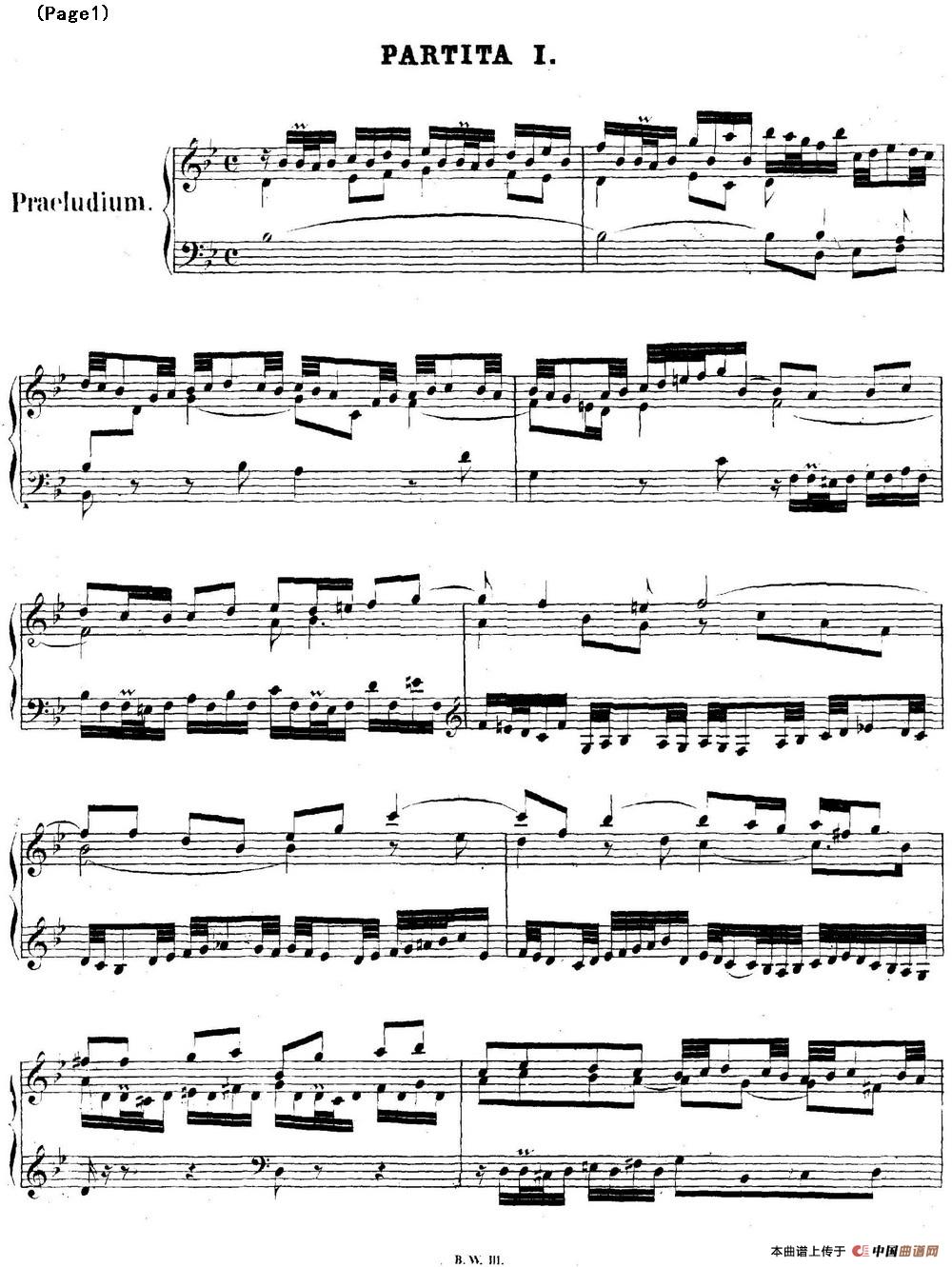 帕蒂塔6首德国组曲(No.1 降B大调 巴赫 Partita B-flat Major BWV825)(1)BWV0825_页面_01.jpg