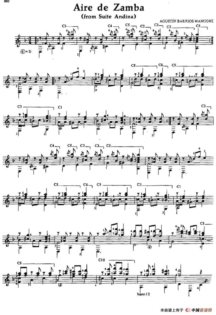 Aire de Zamba（古典吉他）：029.jpg