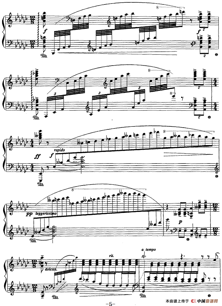 现代钢琴曲：21、夜曲(1)现代钢琴曲：21、夜曲 [意]奥托里诺·雷斯皮基5.png
