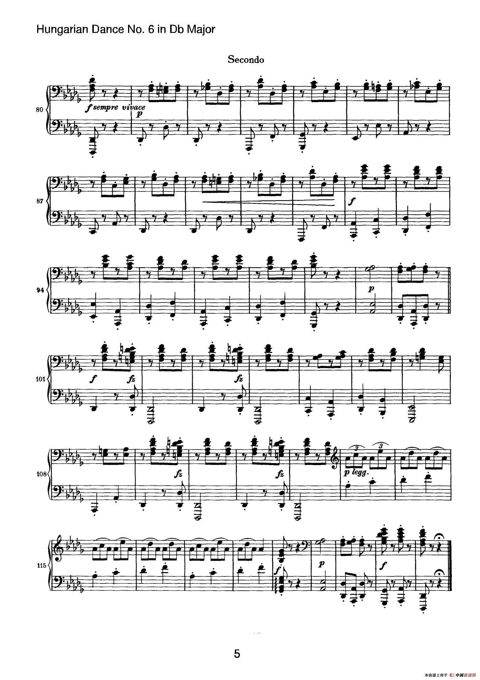 Hungarian Dance for four hands No 6 in Db Major(1)005.jpg