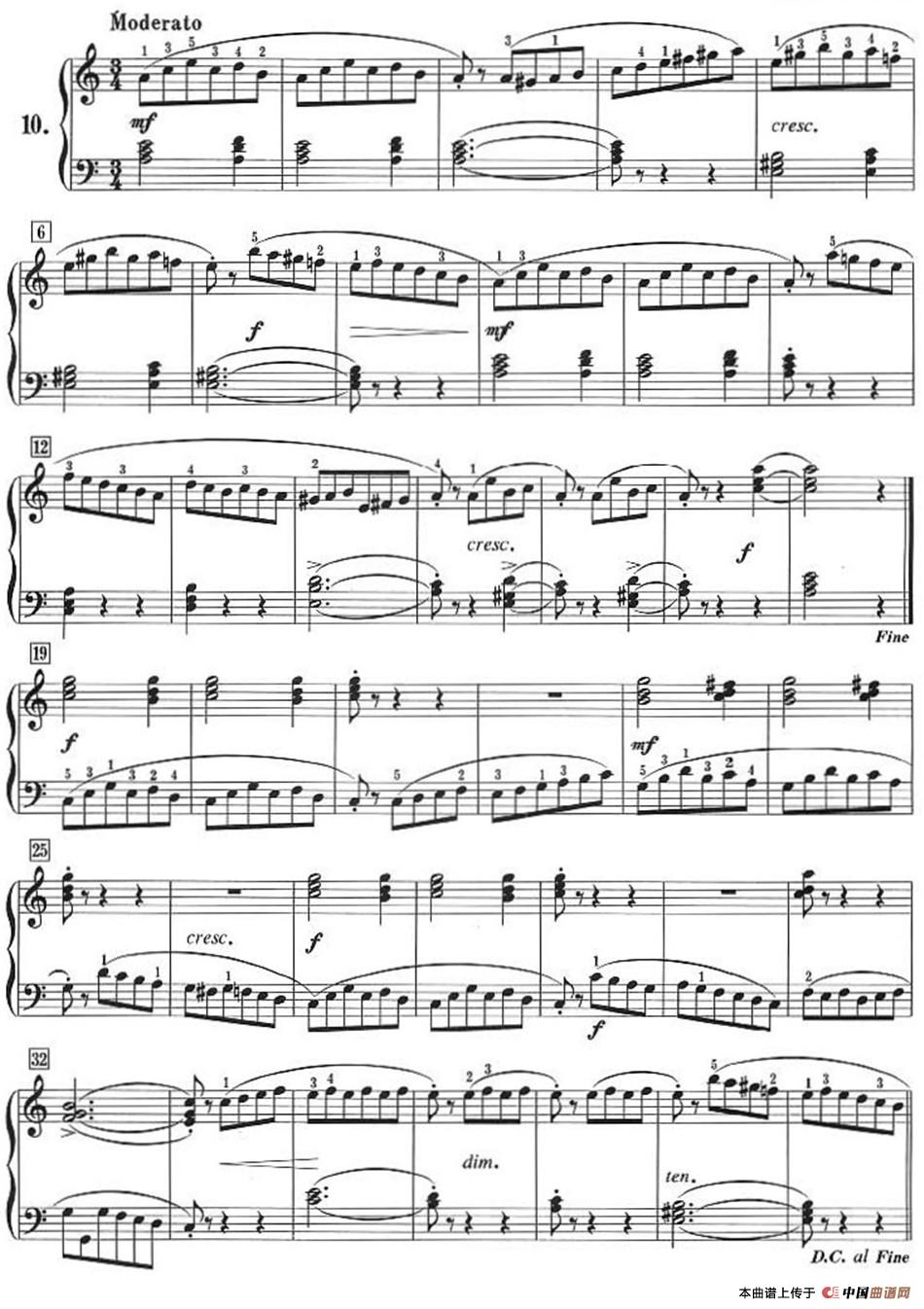 50首莱蒙钢琴练习曲 作品37（NO.10）(1)Lemoine_页面_11.jpg