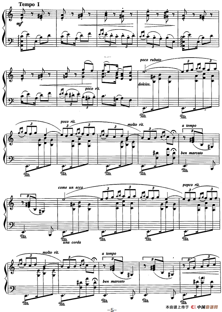现代钢琴曲：27、探戈舞曲（Op.164，No.2）(1)现代钢琴曲：27、探戈舞曲Op.164，No.2 [西]伊萨克·阿尔贝尼斯5.png