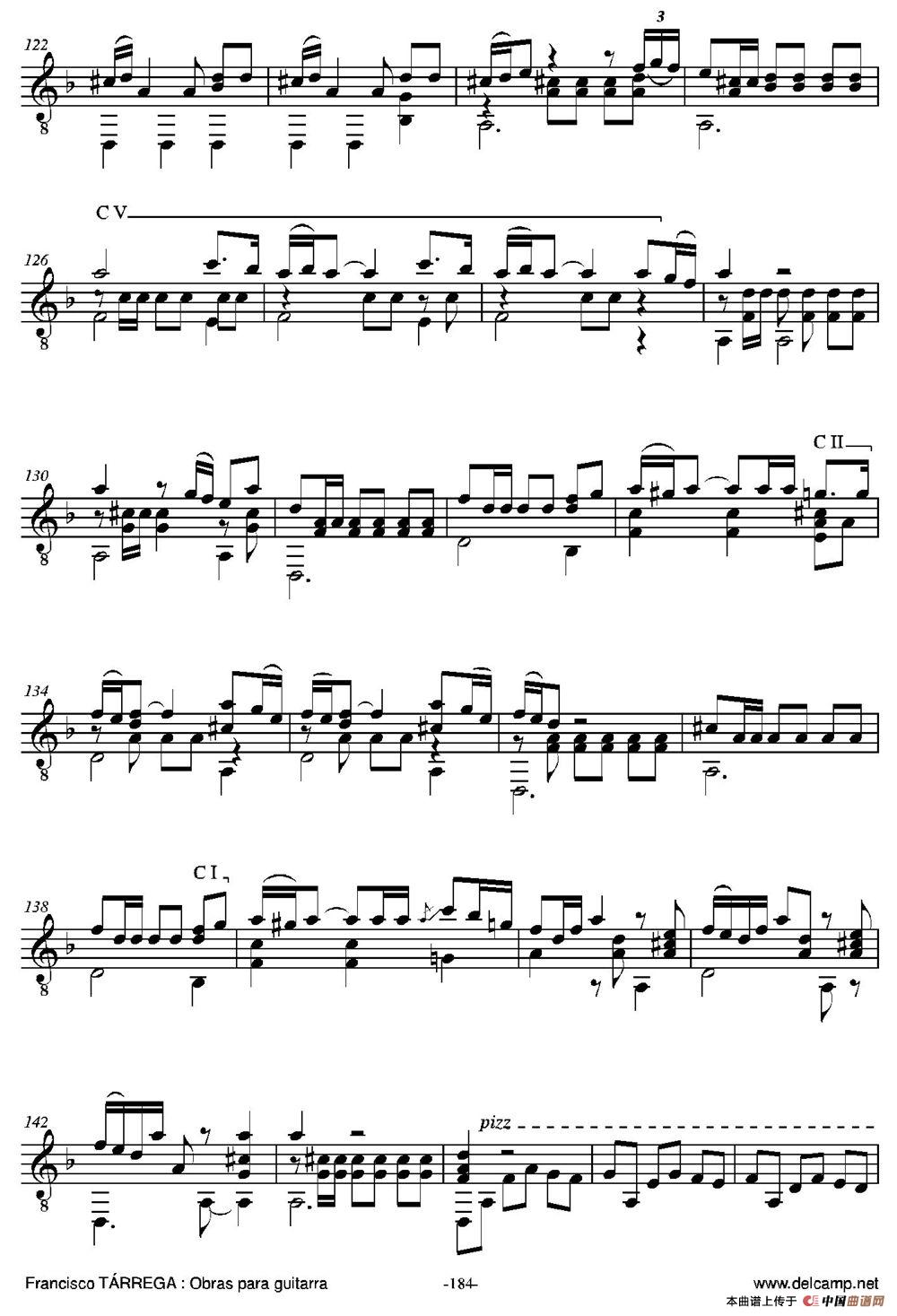 FANTASIA(Sobre motivos de la Zarzuela Marina de Juan Emilio Arrieta)（古典吉他）：186.jpg