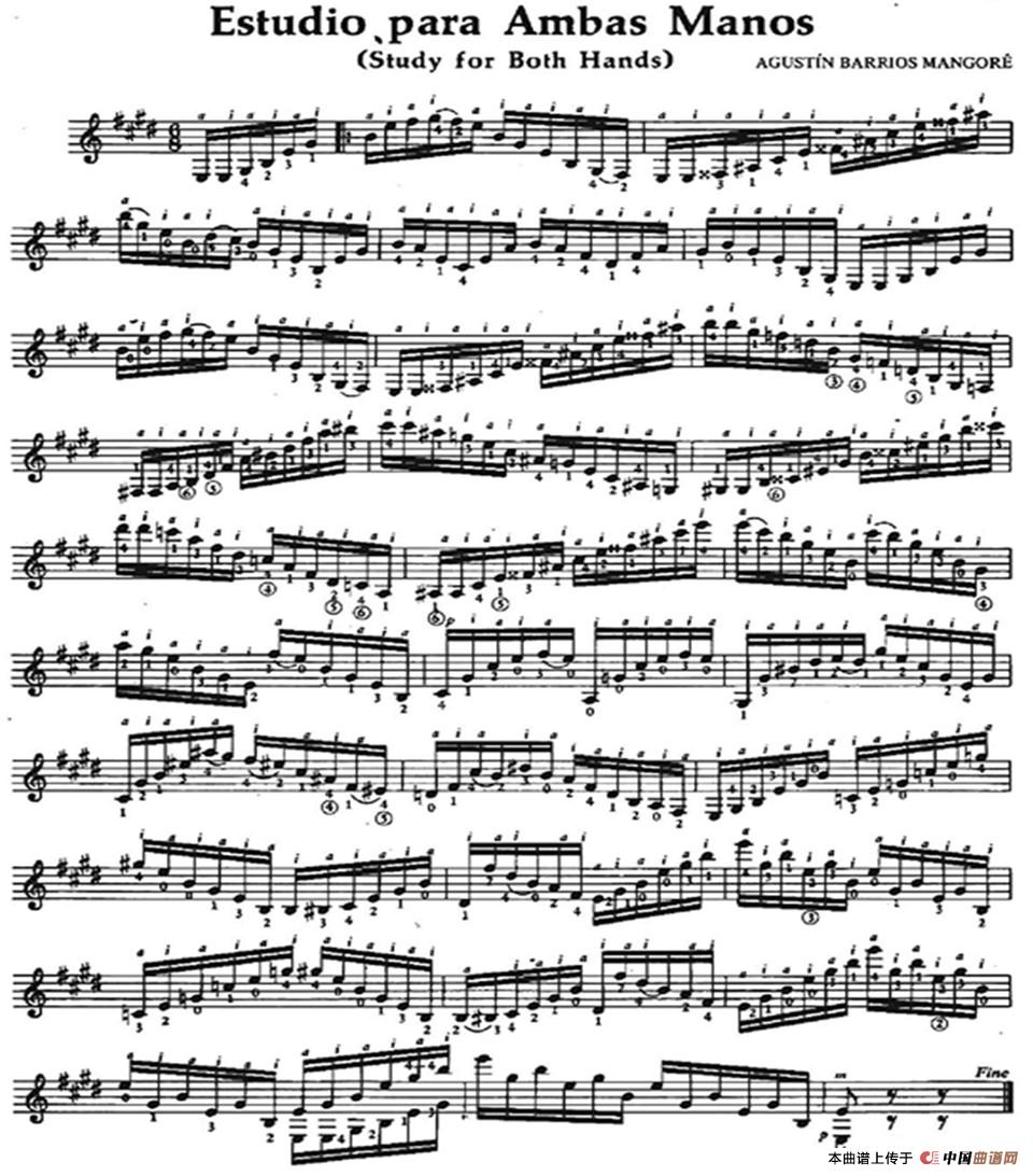 Estudio para Ambas Manos（古典吉他）：024=.jpg