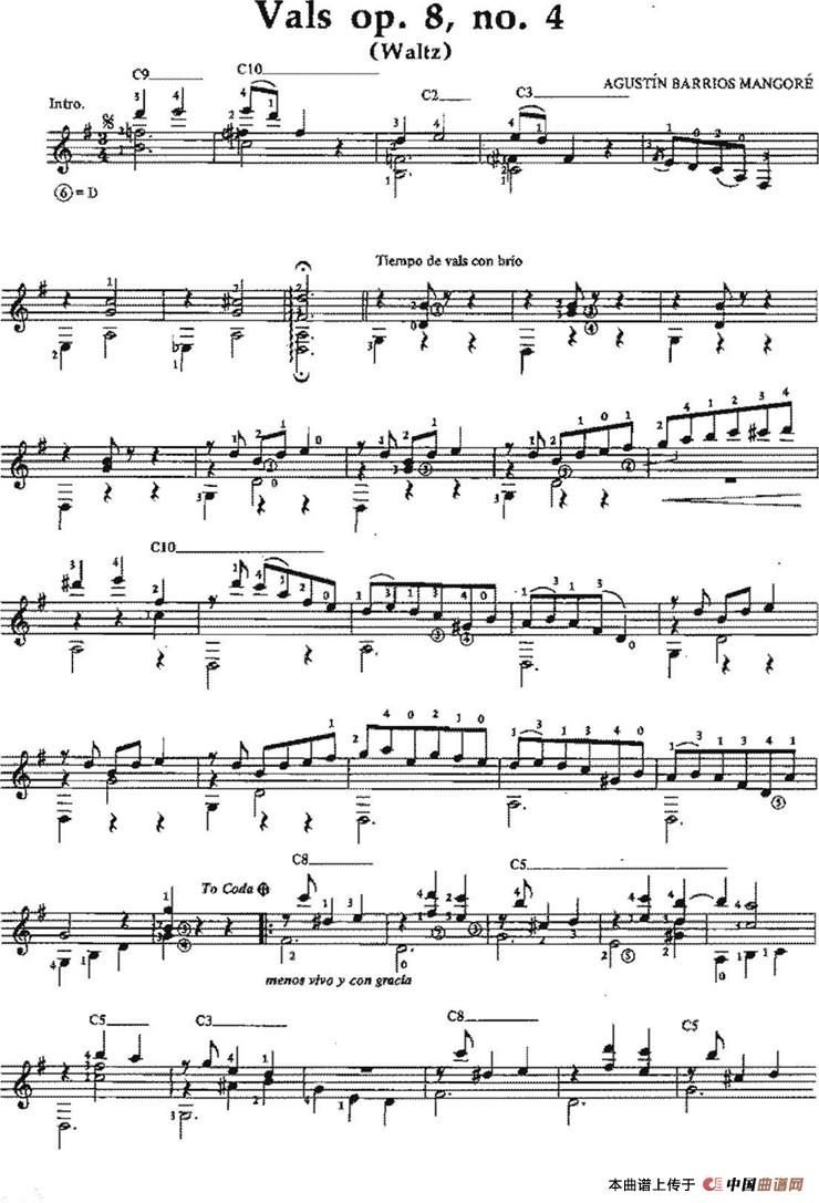Vals op.8no.4（古典吉他）：043=.jpg