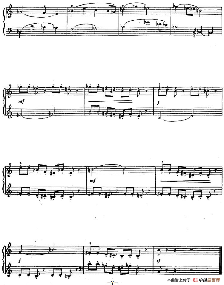 钢琴简易练习曲十六首（丁善德作品三十一号）(1)钢琴简易练习曲十六首（丁善德作品三十一号）7.png