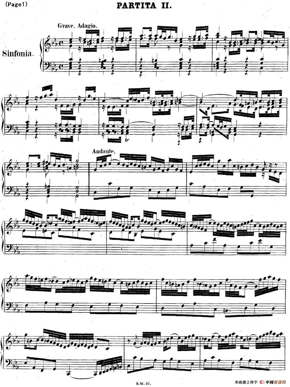 帕蒂塔6首德国组曲（No.2 c小调 巴赫 Partita c Minor BWV 826）(1)BWV0826_页面_01.jpg