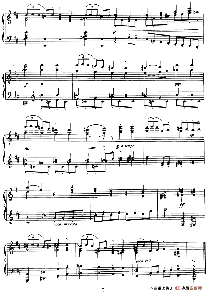 现代钢琴曲：14、加沃特舞曲(1)现代钢琴曲：14、加沃特舞曲 [德]路德维希·图伊勒5.png