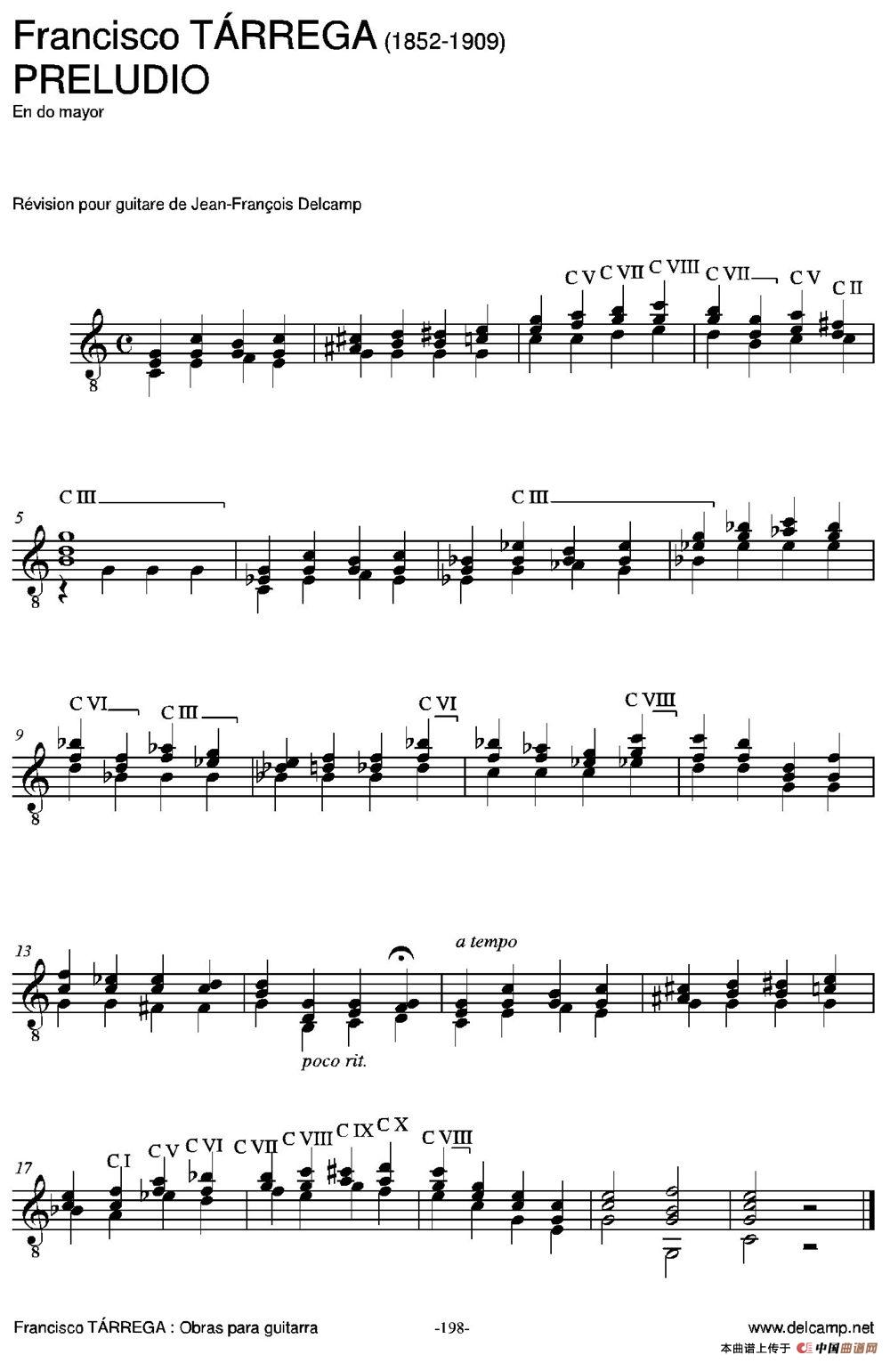 PRELUDIO(En do mayor)（古典吉他）：200.jpg