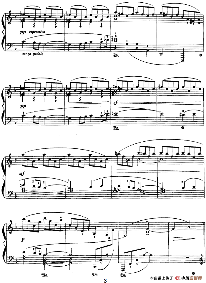 现代钢琴曲：9、梦幻曲(1)现代钢琴曲：9、梦幻曲 [法]克洛德·阿希尔·德彪西3.png