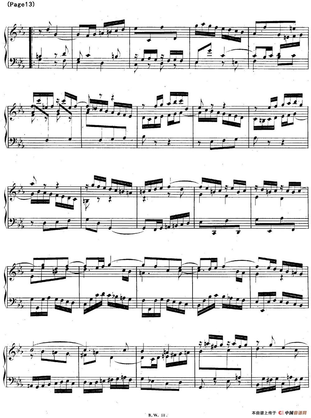 帕蒂塔6首德国组曲（No.2 c小调 巴赫 Partita c Minor BWV 826）(1)BWV0826_页面_13.jpg