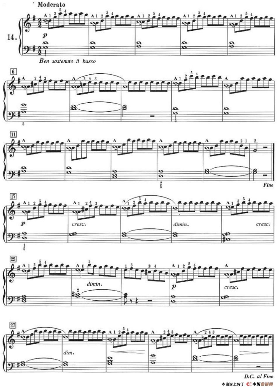 50首莱蒙钢琴练习曲 作品37（NO.14）(1)Lemoine_页面_17.jpg