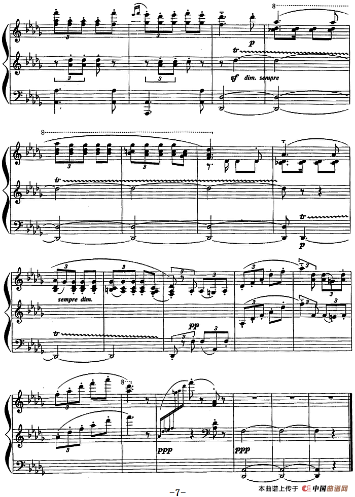现代钢琴曲：6、哈巴涅拉(1)现代钢琴曲：6、哈巴涅拉 [法]亚历克西·埃马纽埃尔·夏布里埃7.png