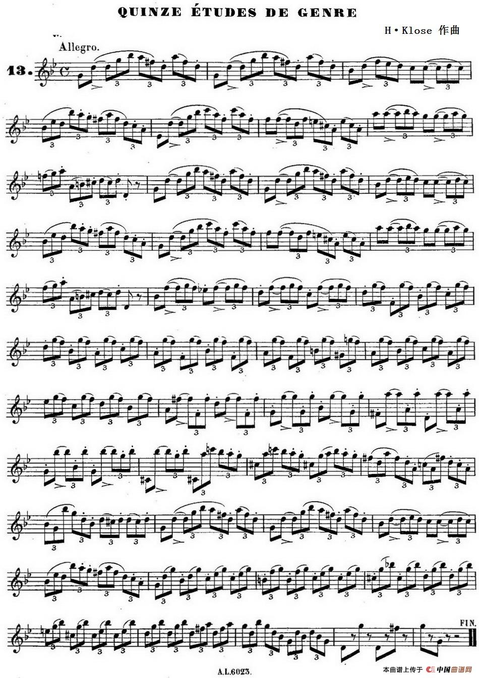 H·Klose练习曲（Quinze etudes de genre—13）(1)HKlose二重奏练习曲_页面_53_缩小大小-.jpg