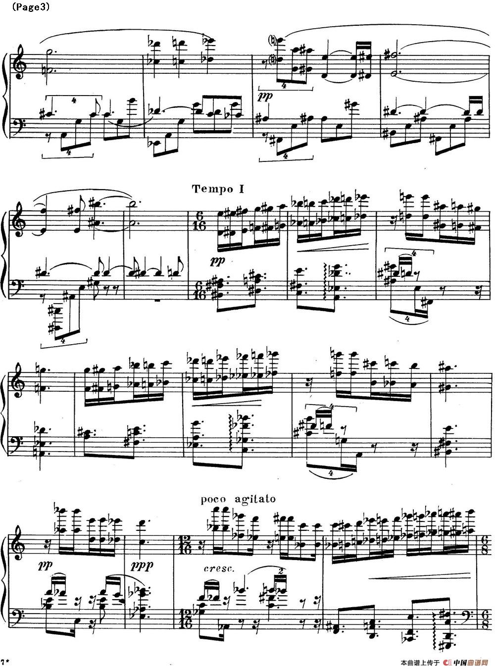 斯克里亚宾3首钢琴练习曲 Op65（No.1）(1)Scriabin Etude Op.65 No.1_页面_3.jpg
