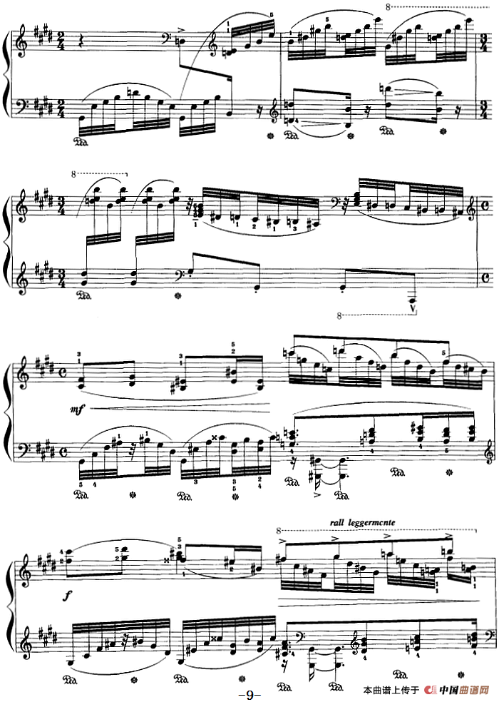 现代钢琴曲：12、水之游戏(1)现代钢琴曲：12、水之游戏 [法]莫里斯·拉威尔9.png