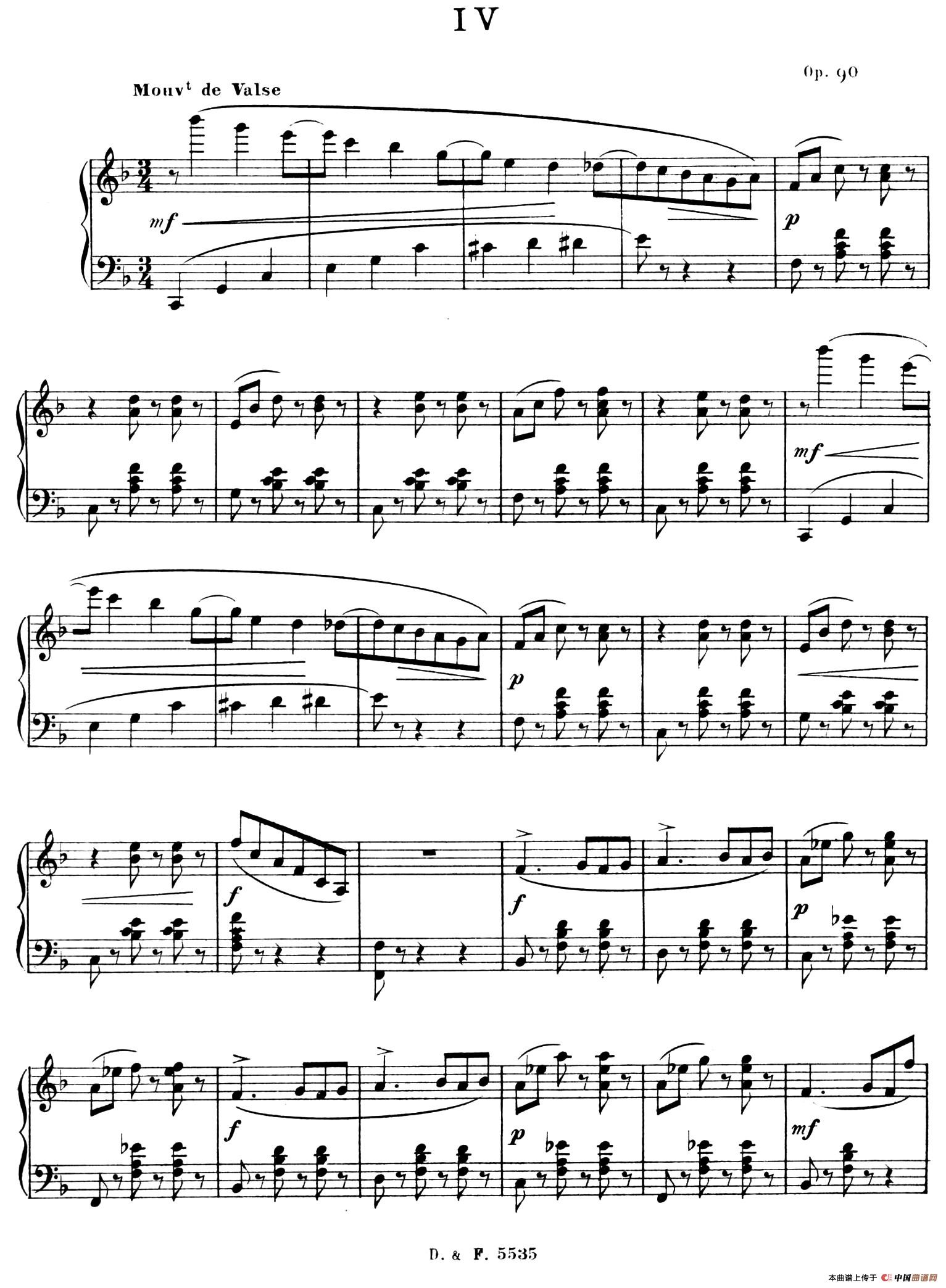 F大调第四圆舞曲 Valse No.4 （Op.90）(1)001.jpg