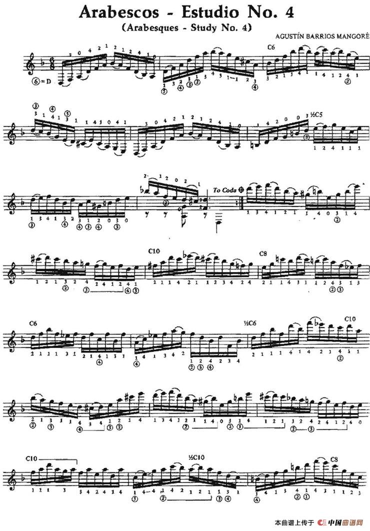 Arabescos-Estudio No.4（古典吉他）：037.jpg