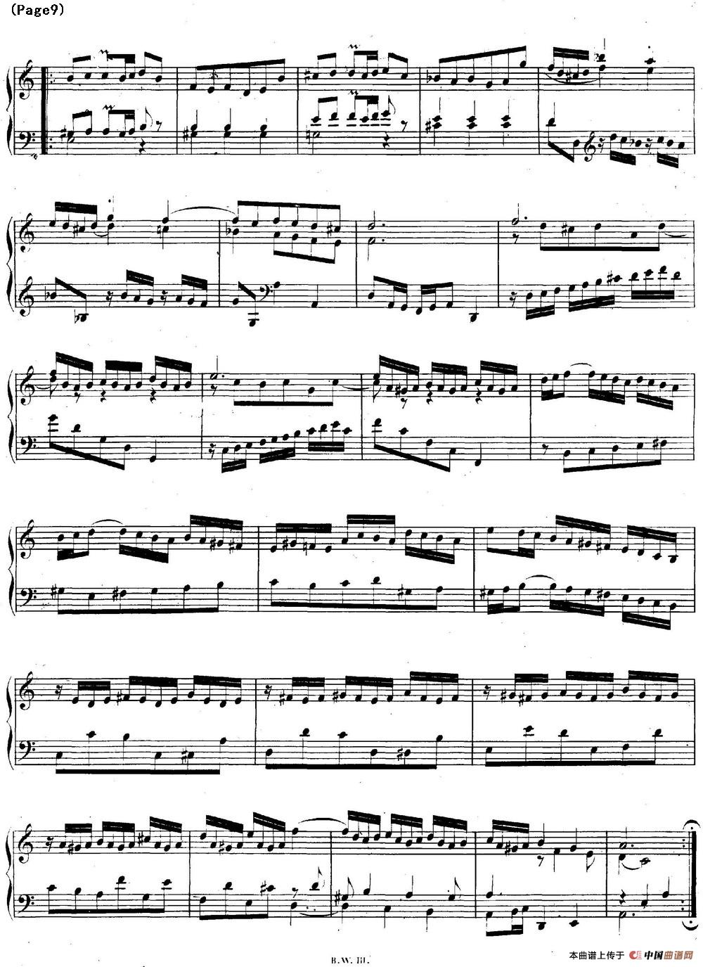 帕蒂塔6首德国组曲（No.3 a小调 巴赫 Partita a Minor BWV 827）(1)BWV0827_页面_09.jpg