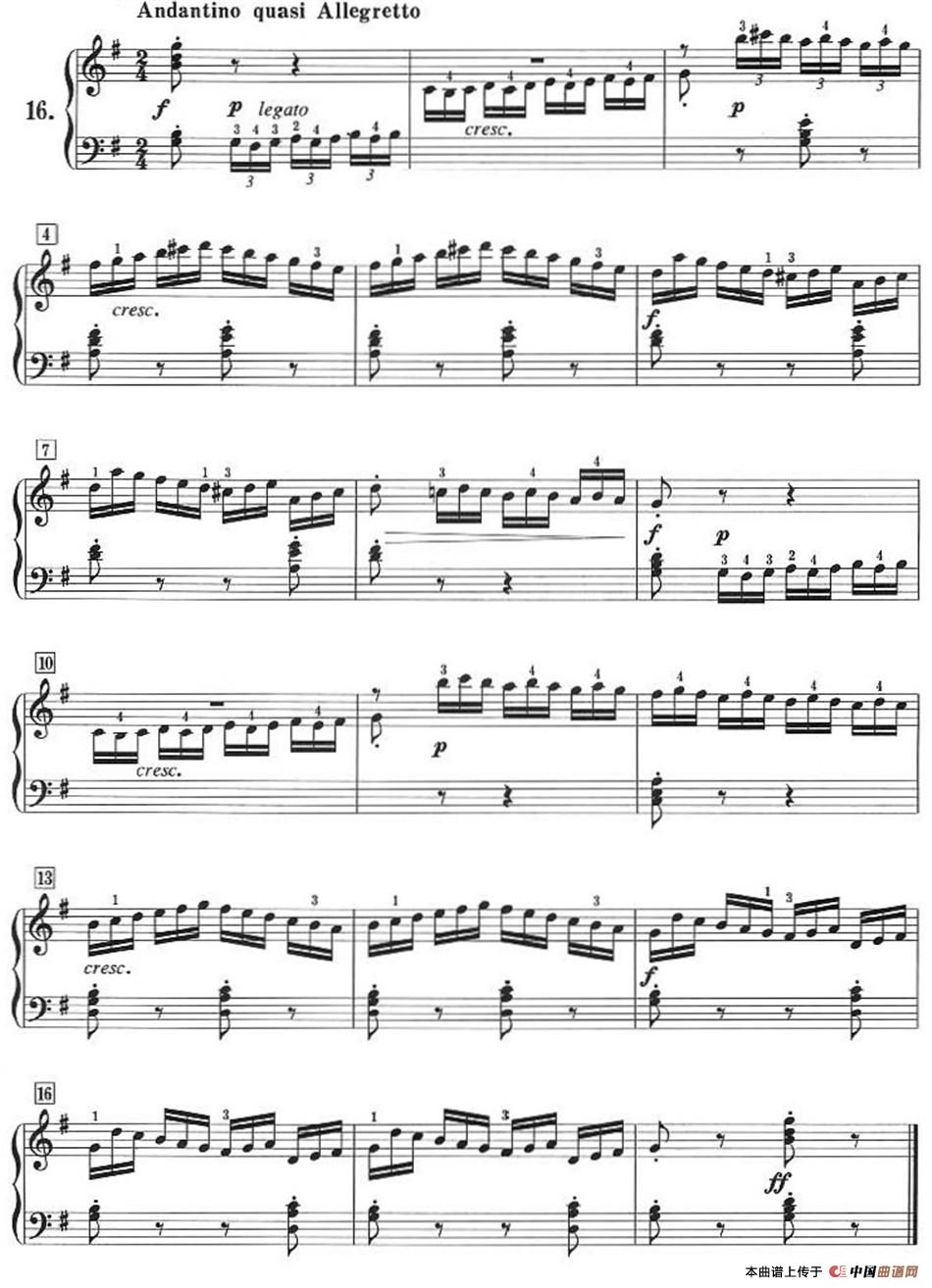 50首莱蒙钢琴练习曲 作品37（NO.16）(1)Lemoine_页面_19.jpg