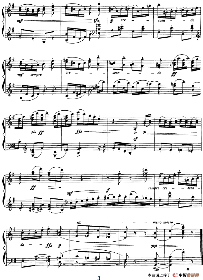 现代钢琴曲：15、幽默曲（Op.79a，No.2）(1)现代钢琴曲：15、幽默曲Op.79a,No.2 [德]马克斯·里格3.png