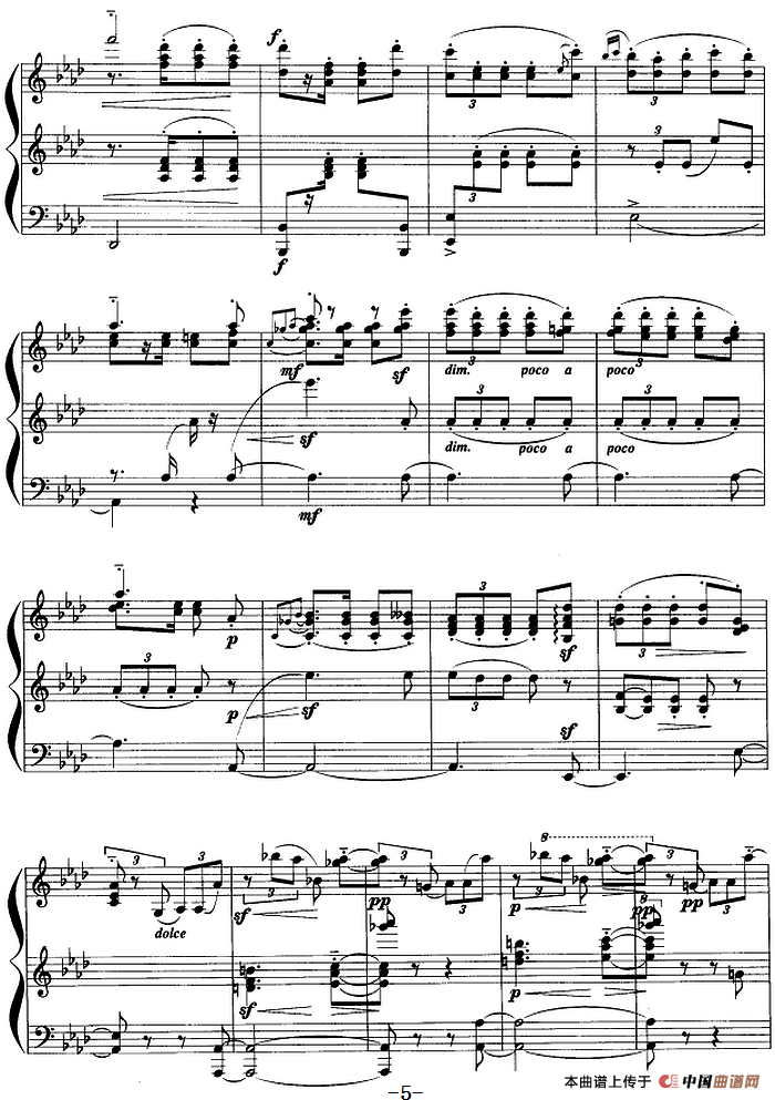 现代钢琴曲：6、哈巴涅拉(1)现代钢琴曲：6、哈巴涅拉 [法]亚历克西·埃马纽埃尔·夏布里埃5.png