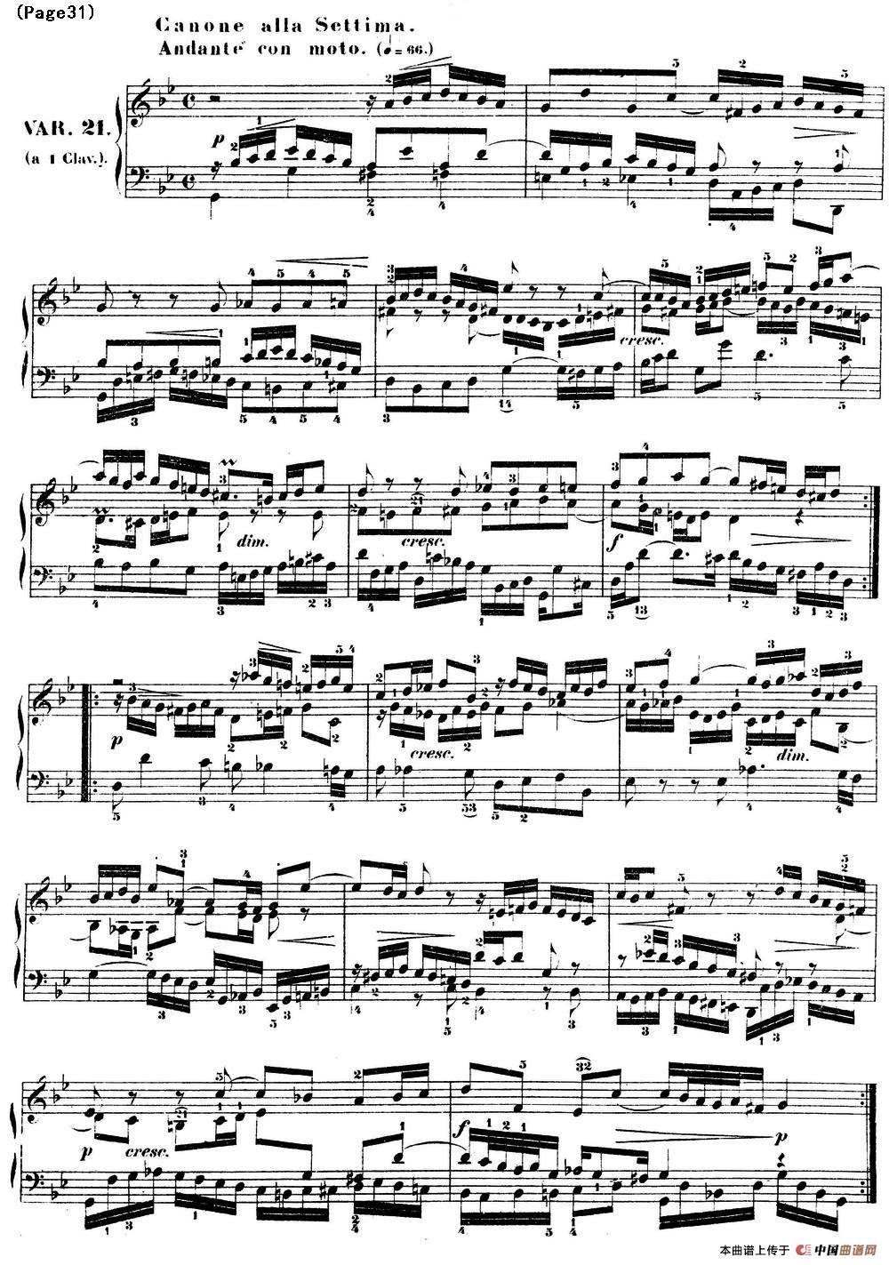 哥德堡变奏曲 巴赫 Goldberg Variationen BWV988(1)Goldberg Variationen BWV988_页面_33.jpg