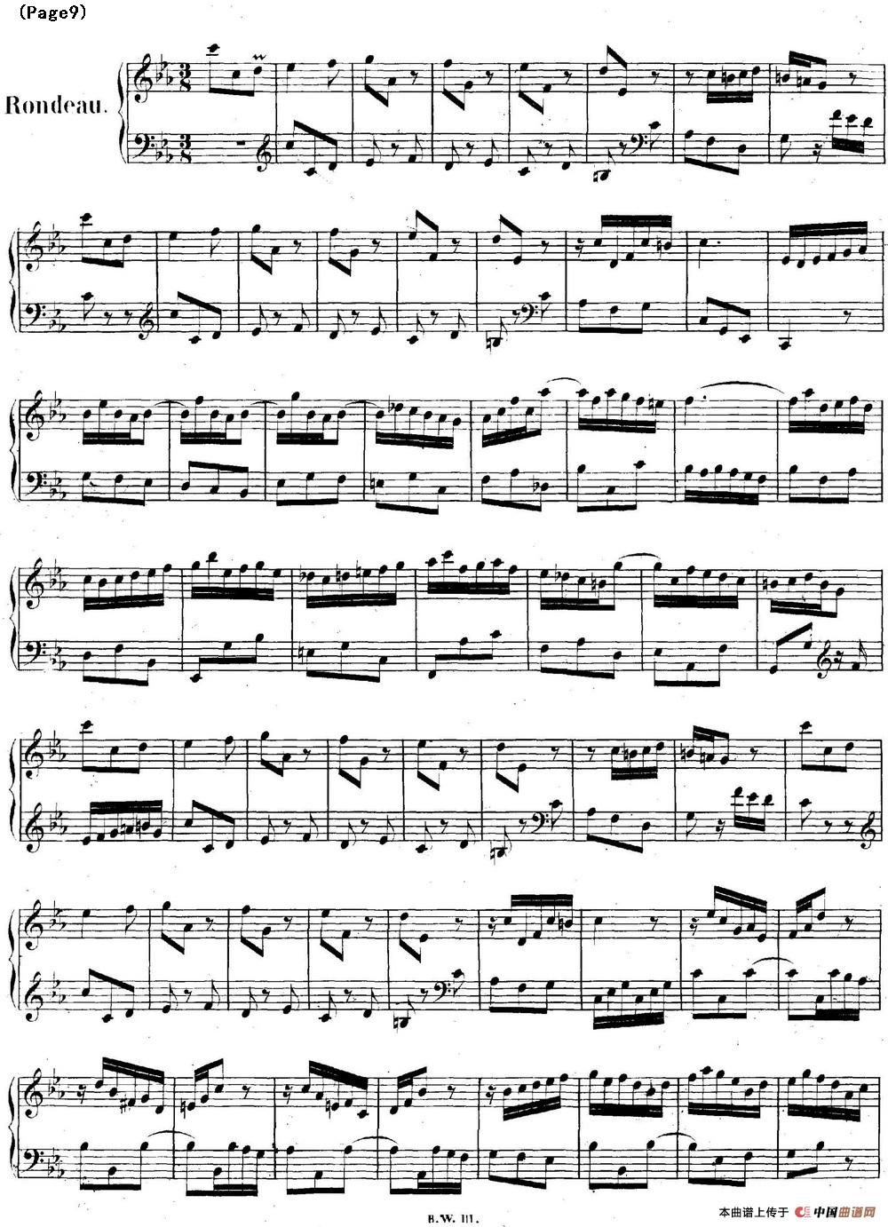 帕蒂塔6首德国组曲（No.2 c小调 巴赫 Partita c Minor BWV 826）(1)BWV0826_页面_09.jpg