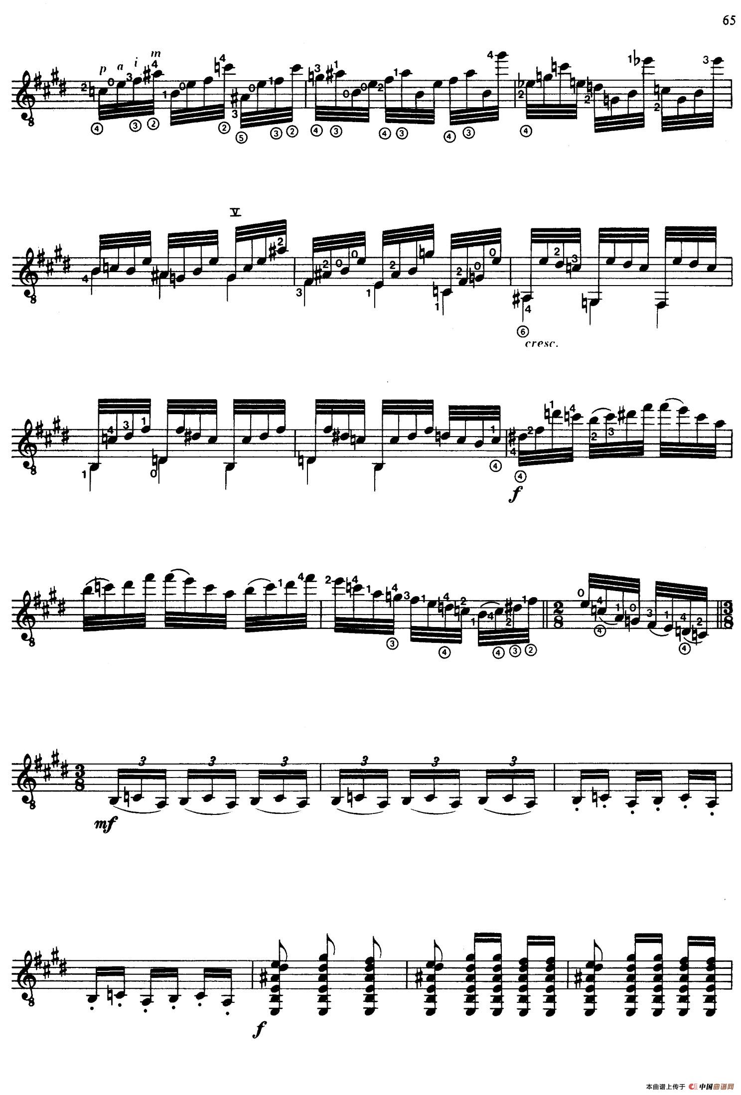 Joaquin Rodrigo Music for Guitar（罗德里戈吉他音乐P61-68）（古典吉他）：065.jpg