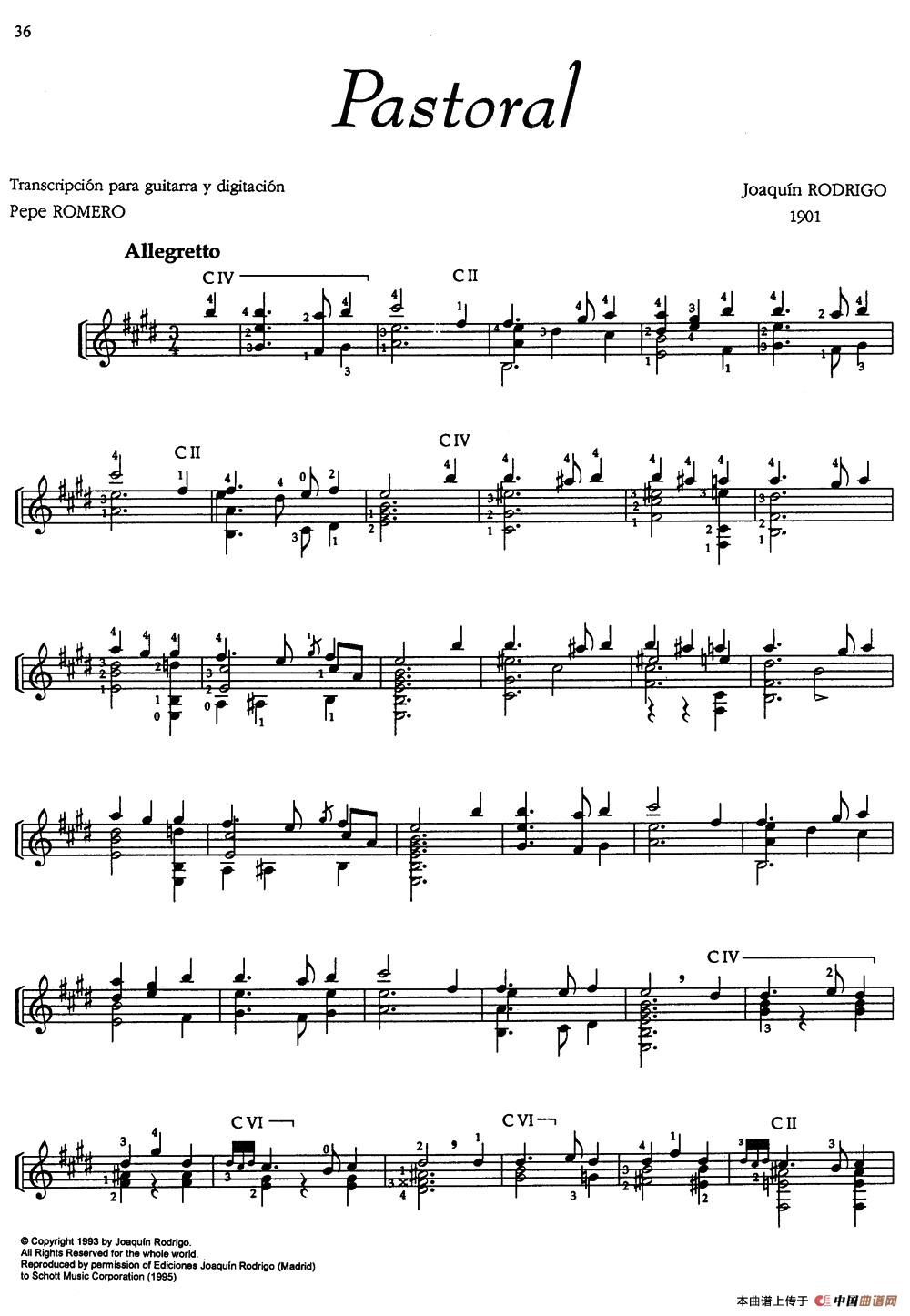 Joaquin Rodrigo Music for Guitar（罗德里戈吉他音乐P36-37）（古典吉他）：036.jpg