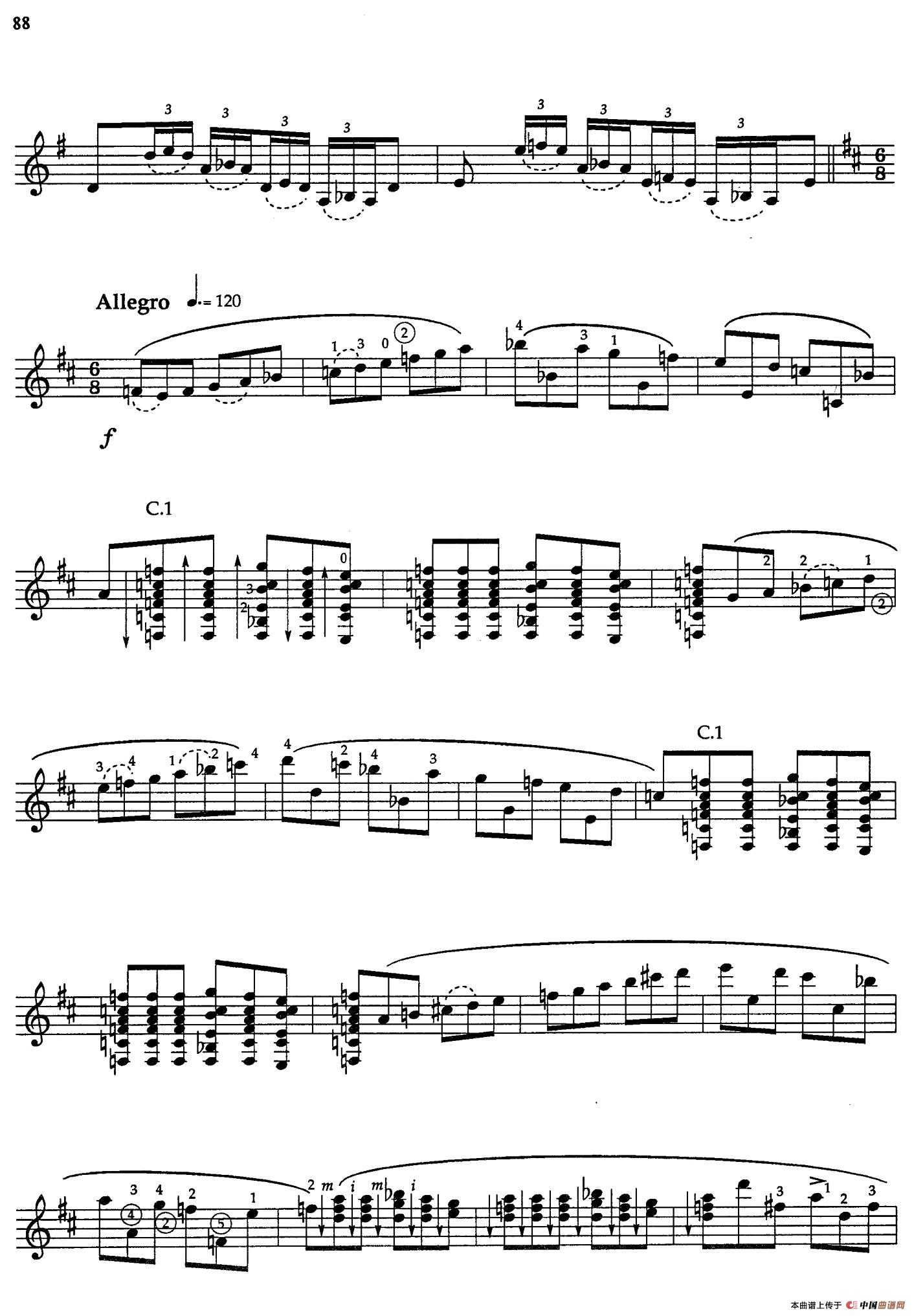Joaquin Rodrigo Music for Guitar（罗德里戈吉他音乐P80-89（古典吉他）：088.jpg