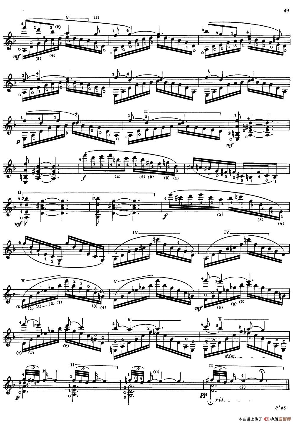 Joaquin Rodrigo Music for Guitar（罗德里戈吉他音乐P47-53）（古典吉他）：049.jpg