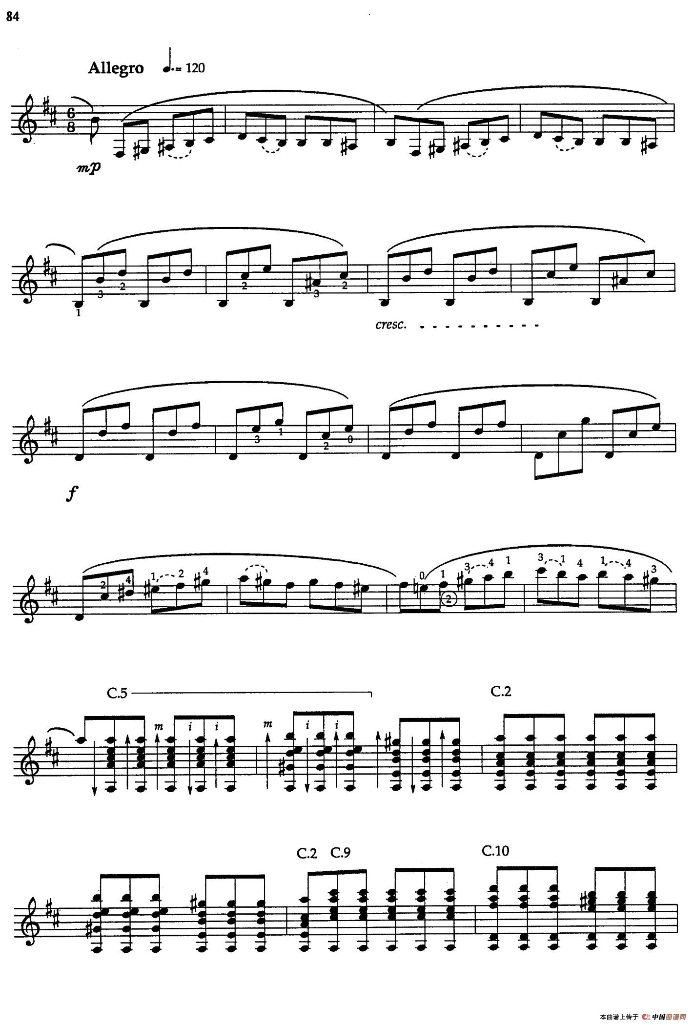 Joaquin Rodrigo Music for Guitar(罗德里戈吉他音乐P80-89(古典吉他):084.jpg