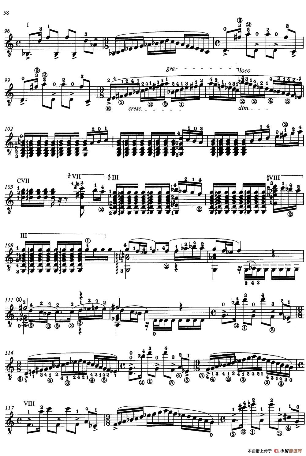 Joaquin Rodrigo Music for Guitar（罗德里戈吉他音乐P54-60）（古典吉他）：058.jpg