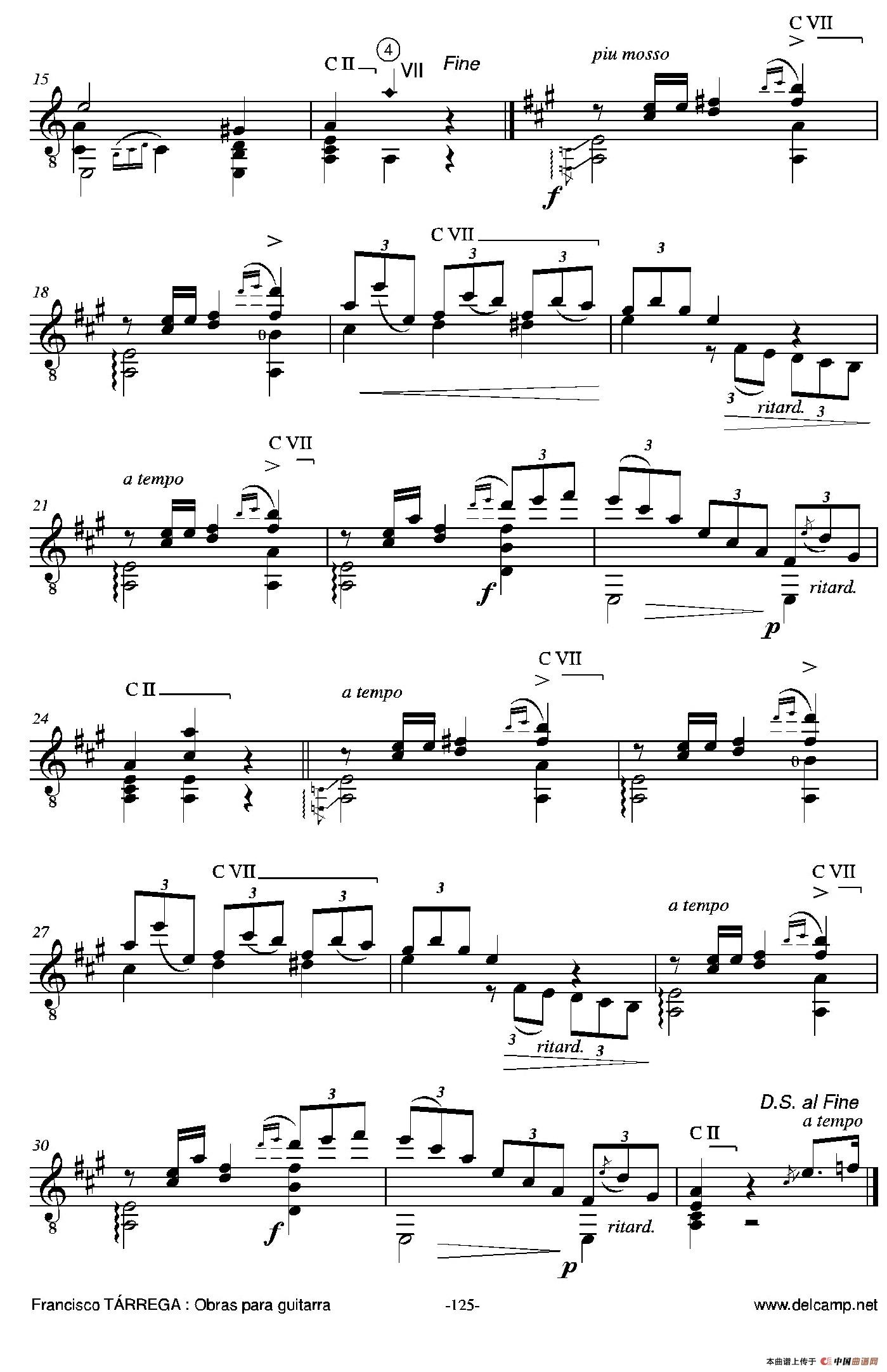 《塔雷加作品全集》第7部分（古典吉他）：127.jpg
