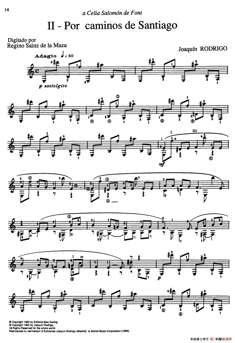 Joaquin Rodrigo Music for Guitar（罗德里戈吉他音乐P12-21）（古典吉他）：014.jpg