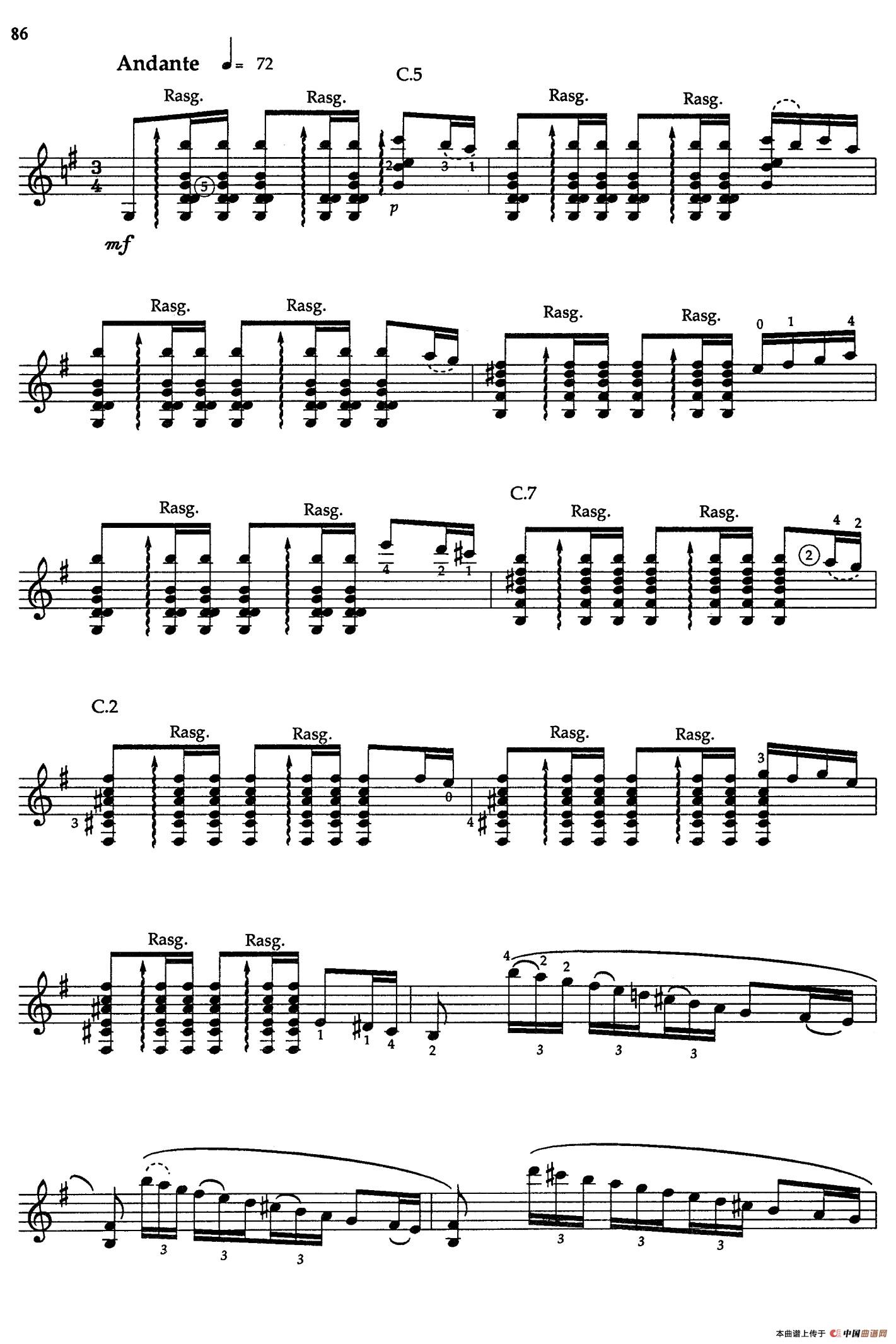 Joaquin Rodrigo Music for Guitar(罗德里戈吉他音乐P80-89(古典吉他):086.jpg