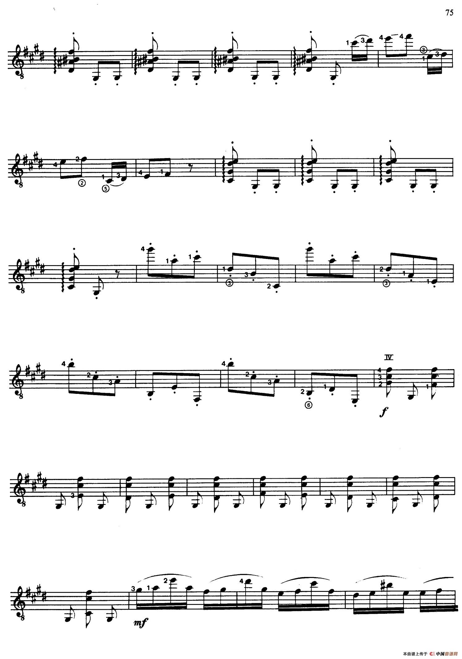 Joaquin Rodrigo Music for Guitar（罗德里戈吉他音乐P69-79（古典吉他）：075.jpg