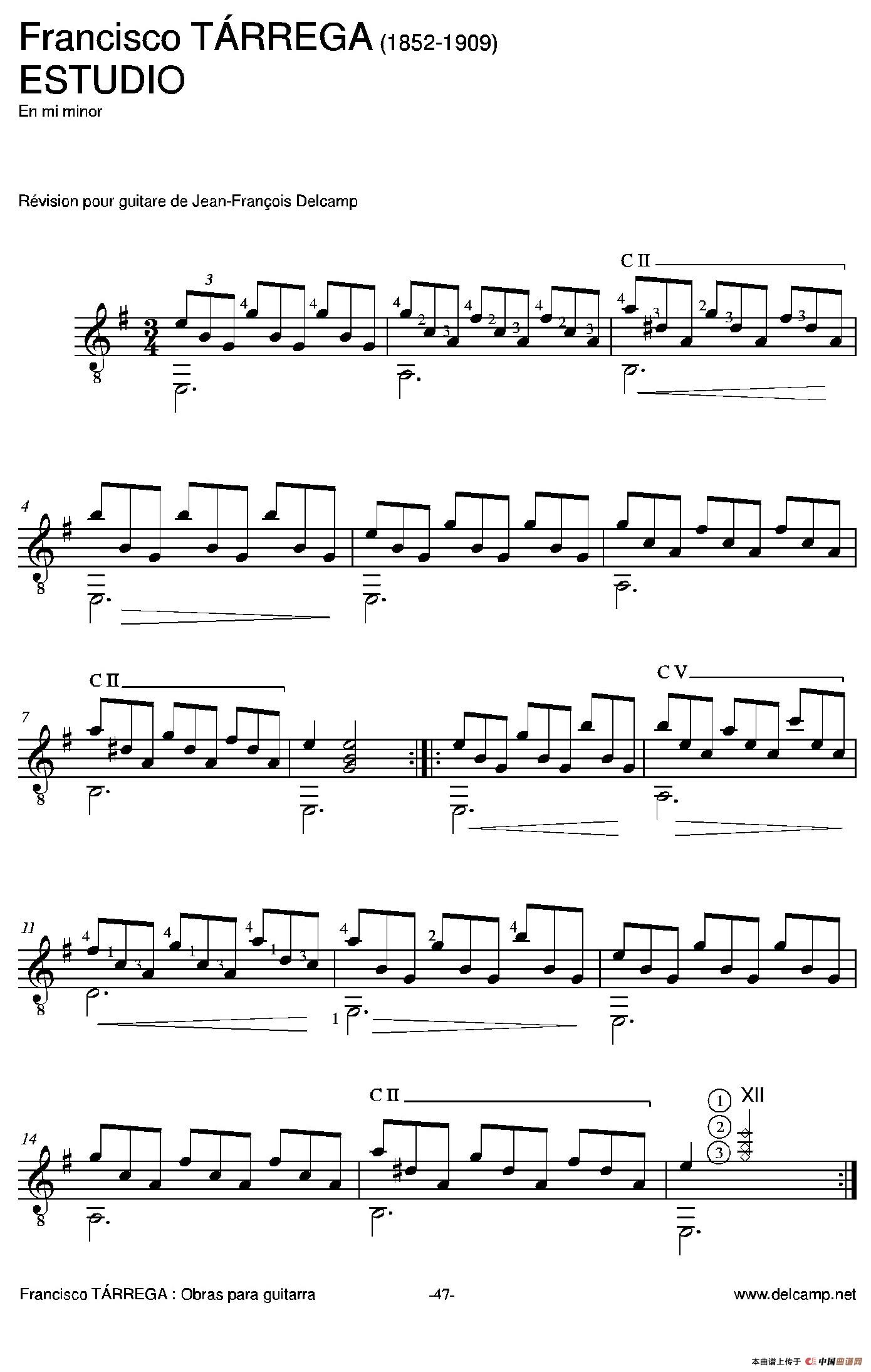 《塔雷加作品全集》第3部分（古典吉他）：049.jpg