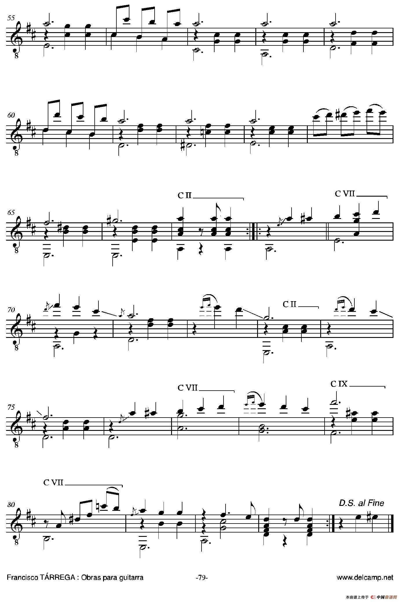 《塔雷加作品全集》第5部分（古典吉他）：081.jpg