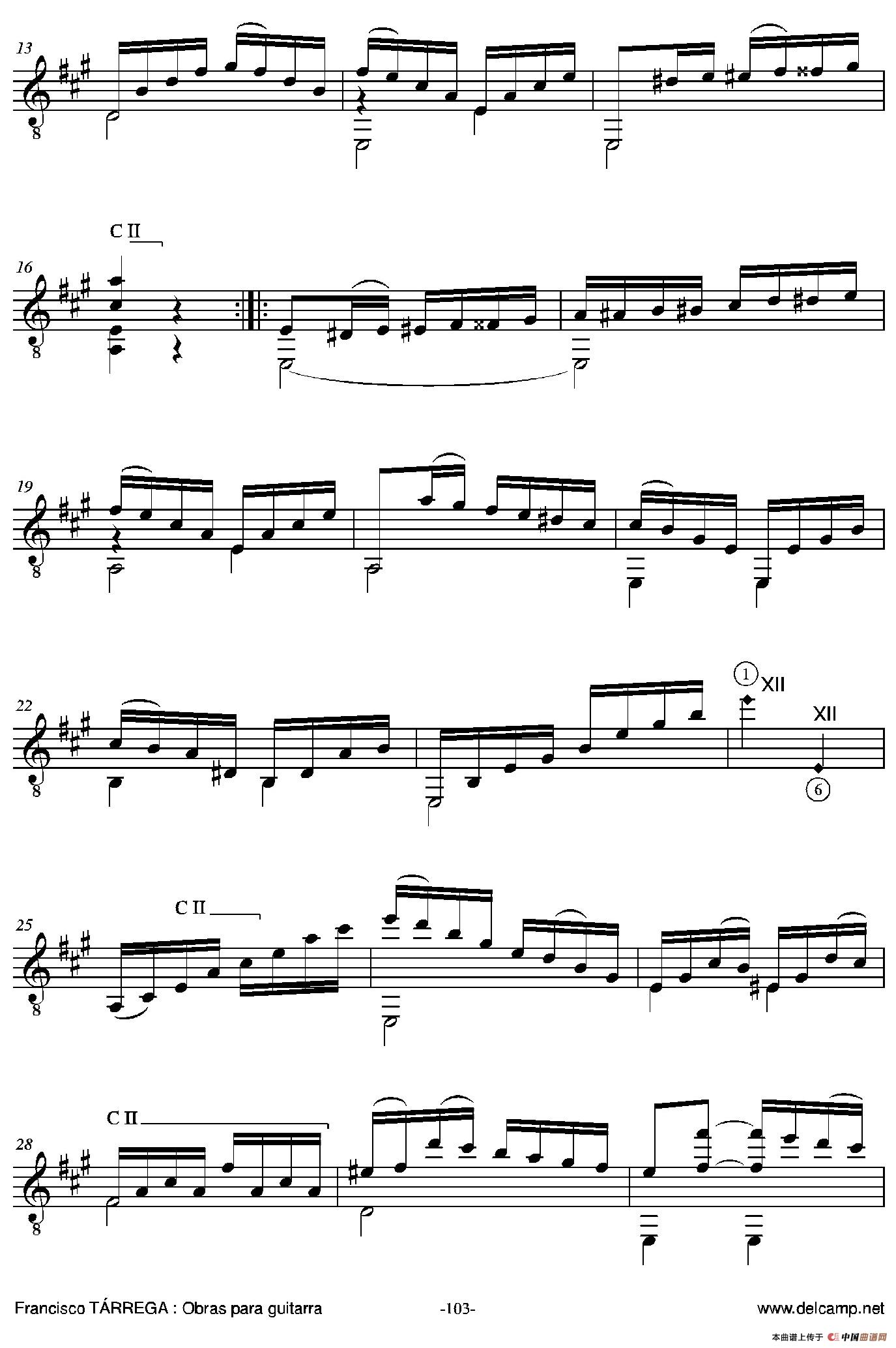 《塔雷加作品全集》第6部分（古典吉他）：105.jpg