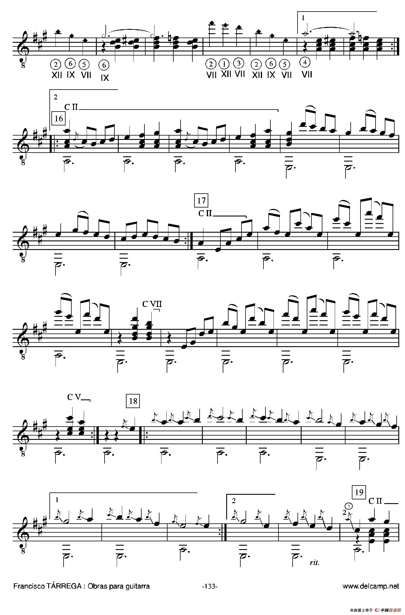 《塔雷加作品全集》第7部分（古典吉他）：135.jpg