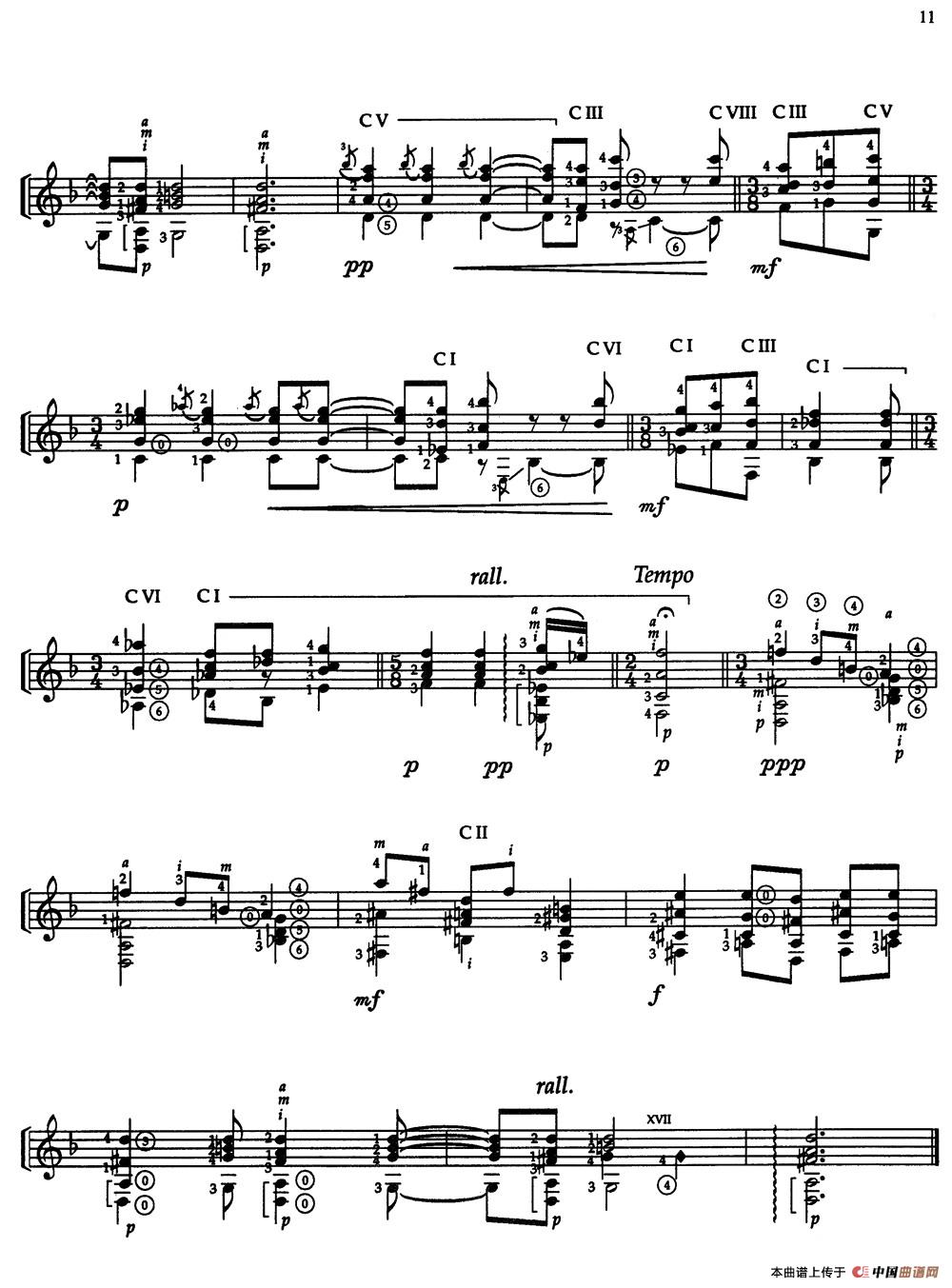 Joaquin Rodrigo Music for Guitar（罗德里戈吉他音乐P7-11）（古典吉他）：011.jpg