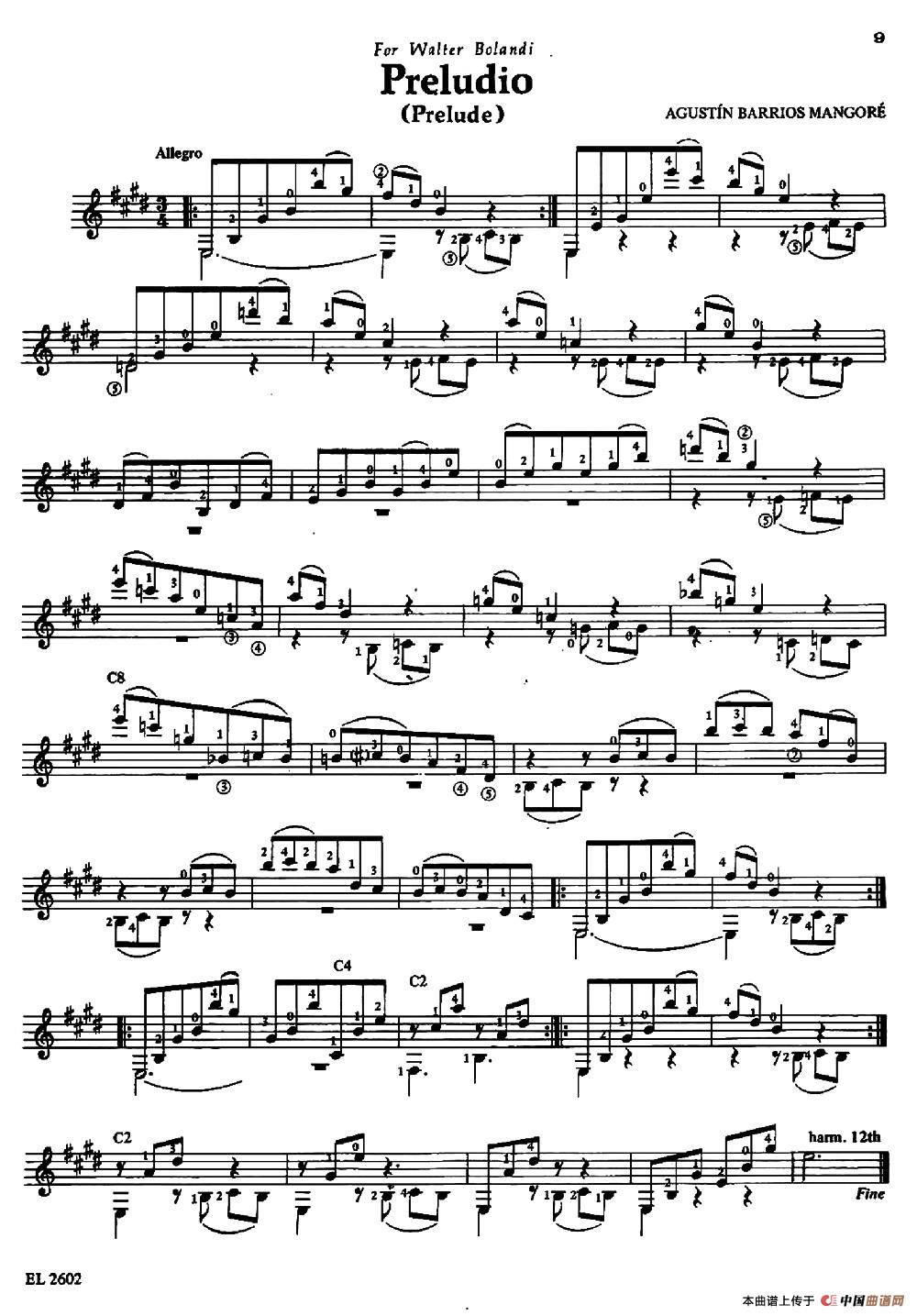 Preludio（前奏曲）（古典吉他）：010.jpg