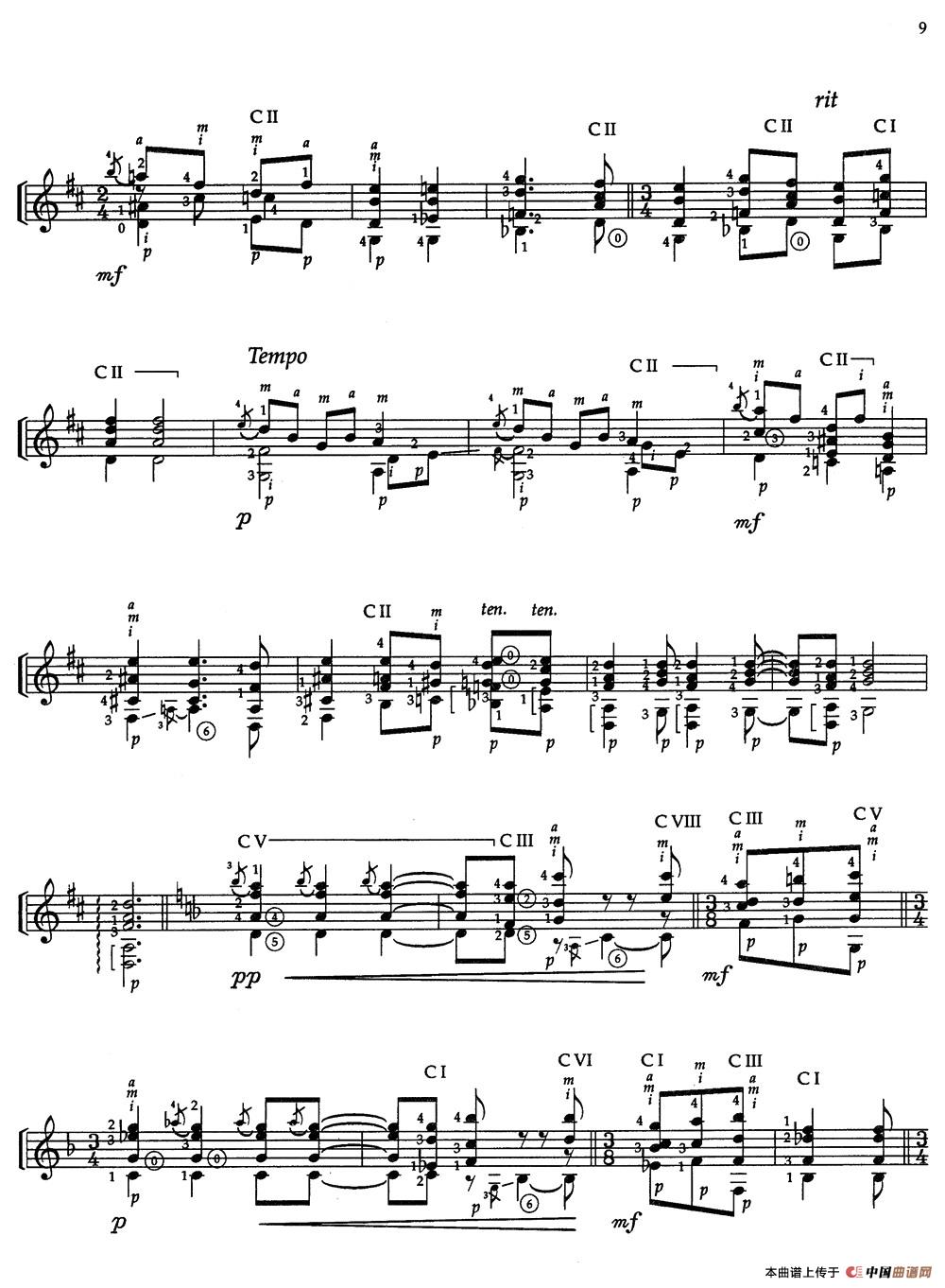 Joaquin Rodrigo Music for Guitar(罗德里戈吉他音乐P7-11)(古典吉他):009.jpg