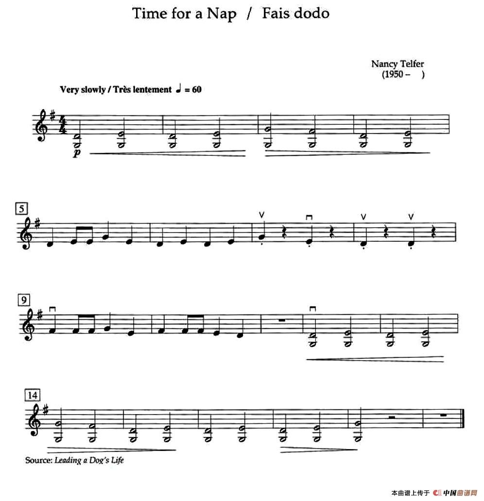 Nancy Telfer-Time for a Nap（加拿大小提琴考级·预备级）(1)图片 (1).jpg