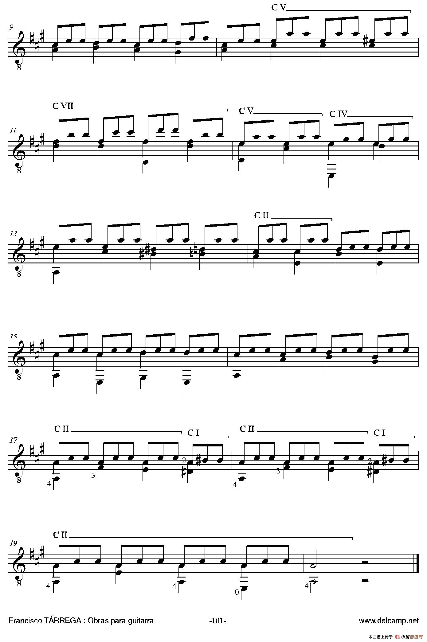 《塔雷加作品全集》第6部分（古典吉他）：103.jpg