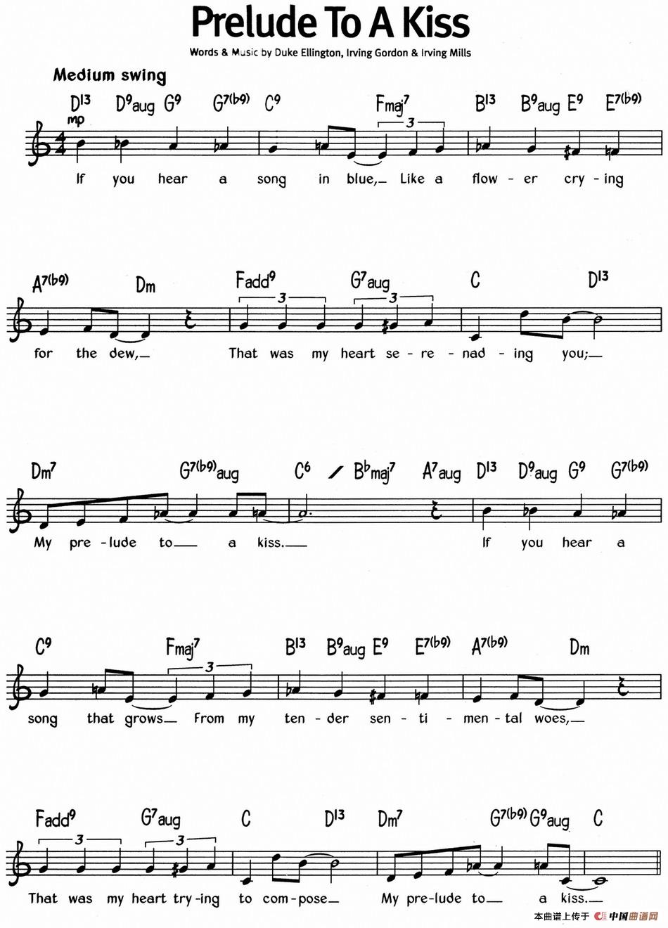 蓝调音乐：Prelude To A Kiss(1)蓝调音乐：Prelude To A Kiss.jpg